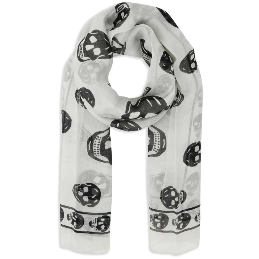Foulard en soie 'Skull-Print' pour Hommes