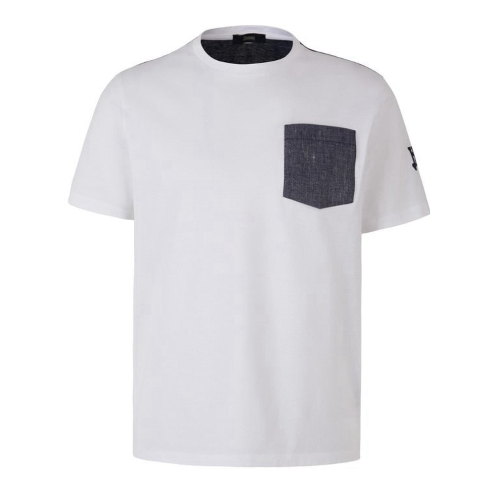 'Herno Denim Patch Pocket' T-Shirt für Herren