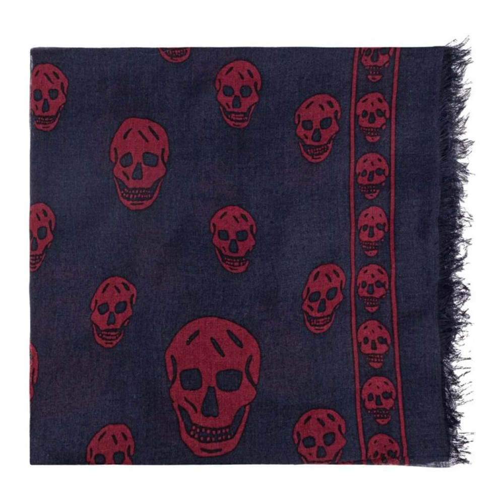 'Skull-Print' Halstuch für Herren