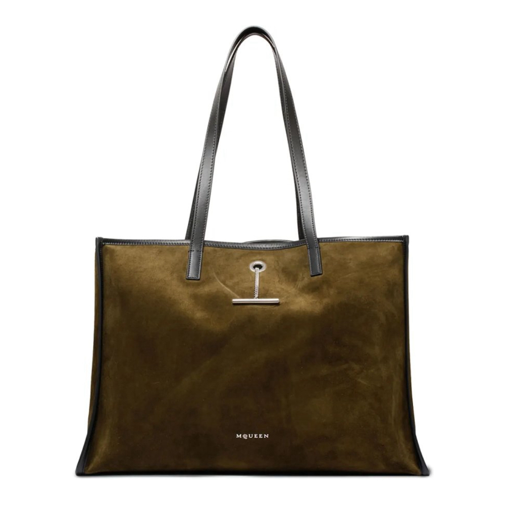 Men's 'T-Bar Pendant' Tote Bag