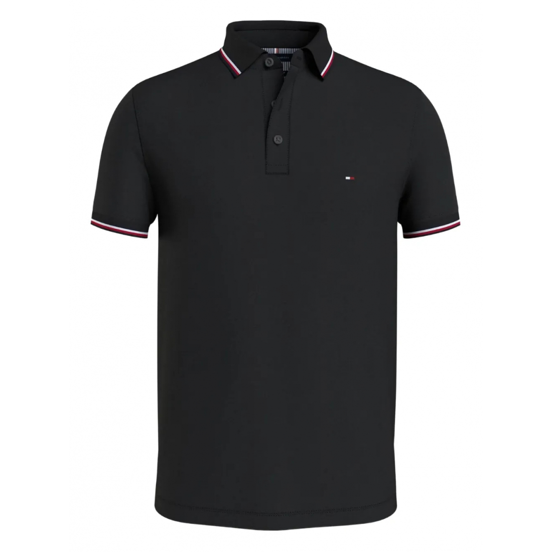 Polo 'Stripe-Detail' pour Hommes
