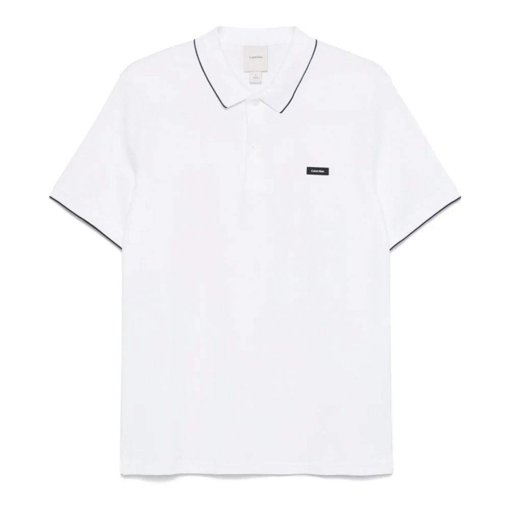 Polo 'Rubberised-Logo' pour Hommes