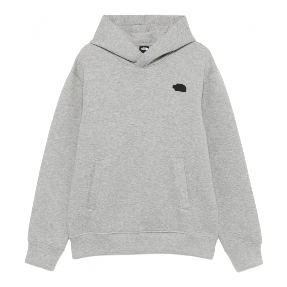 Men's 'Rubberised-Logo' Hoodie