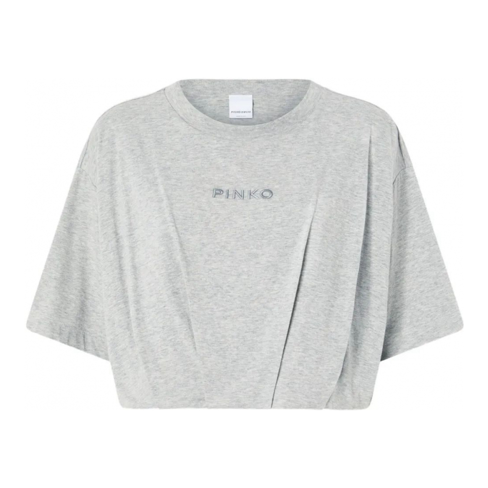 T-shirt 'Logo-Embroidered' pour Femmes