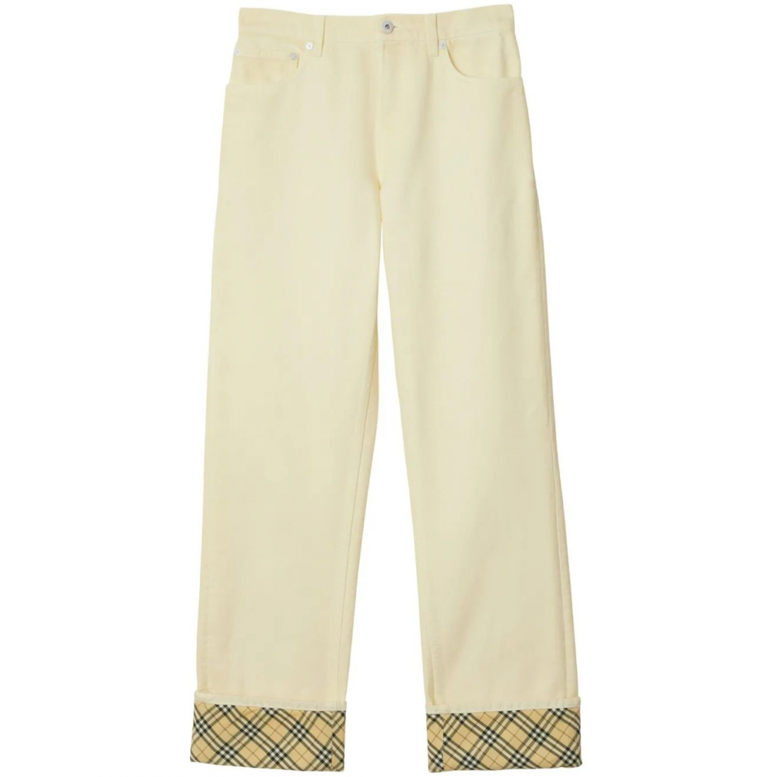 Women's 'Checkered Straight-Leg' Jeans