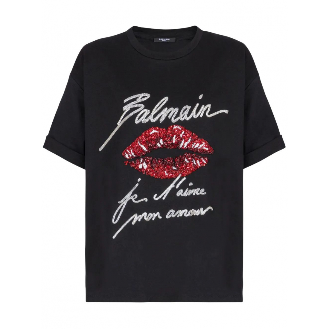 Women's 'Kiss-Print Short-Sleeves' T-Shirt