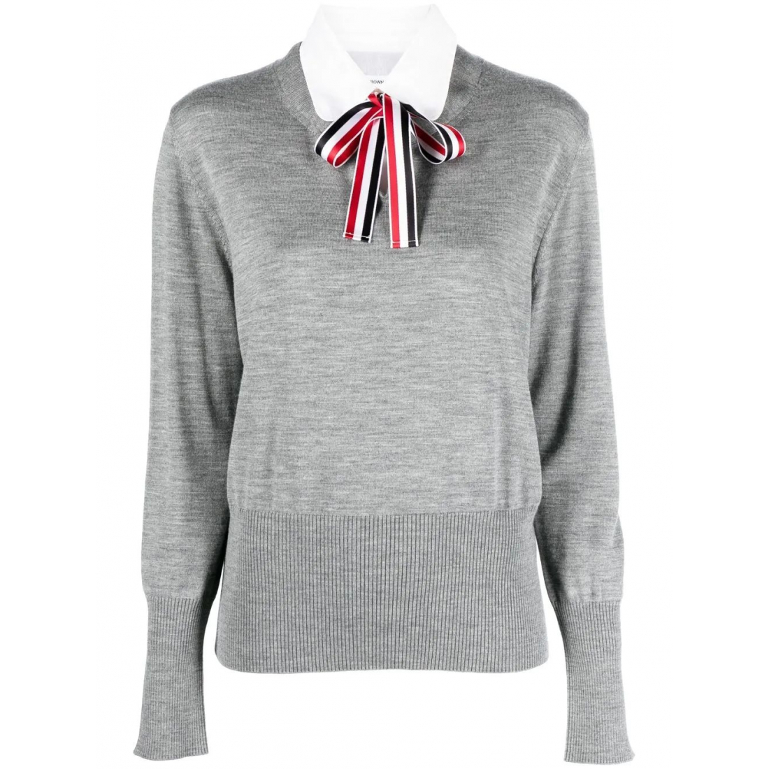 Pull 'Jersey Stitch Ribbon Tie' pour Femmes