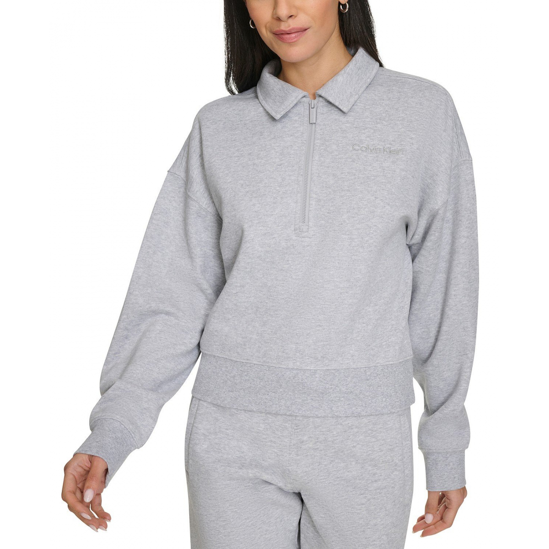 Sweatshirt 'Performance Logo Half-Zip Cozy Fleece' pour Femmes