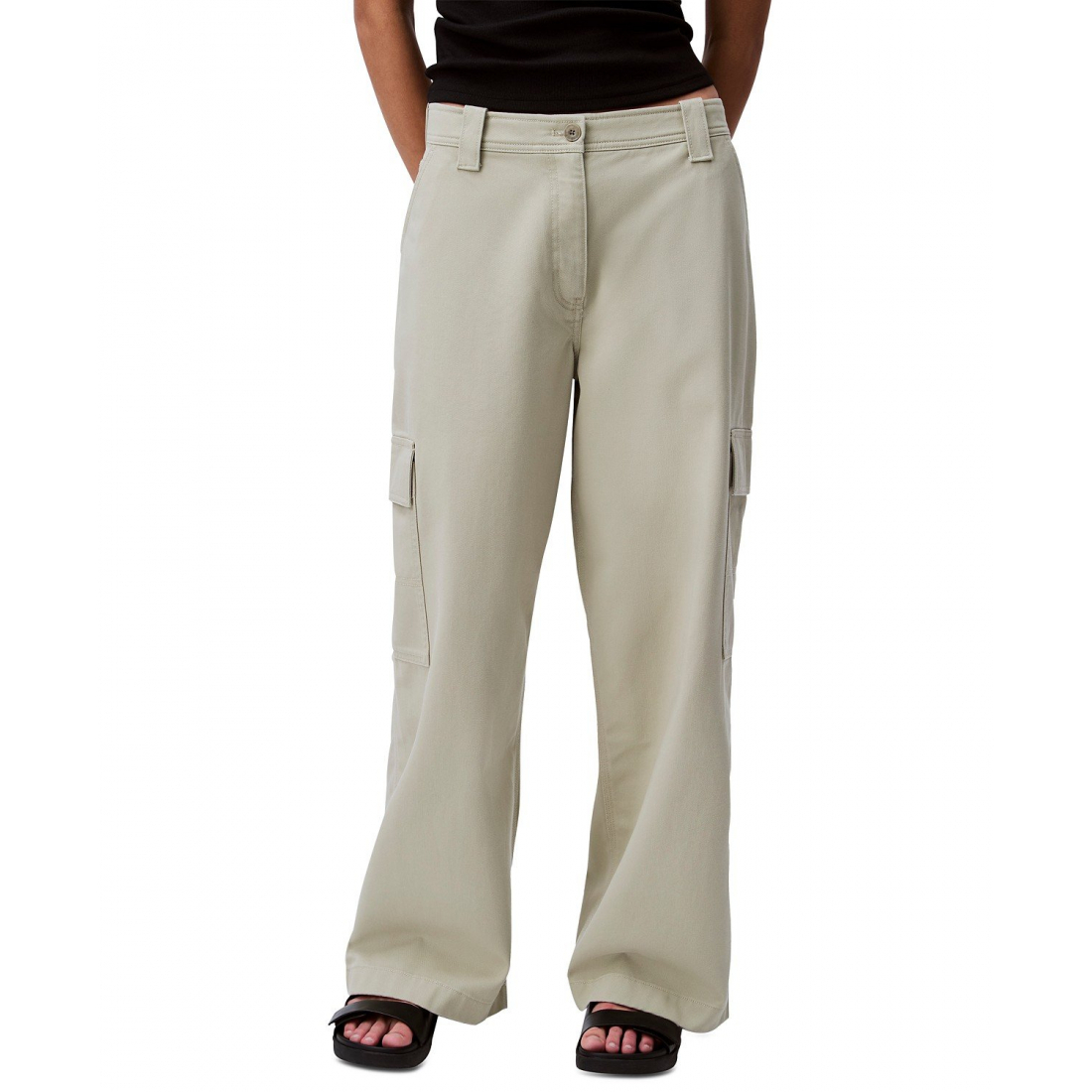 Pantalon cargo 'Utility Canvas' pour Femmes