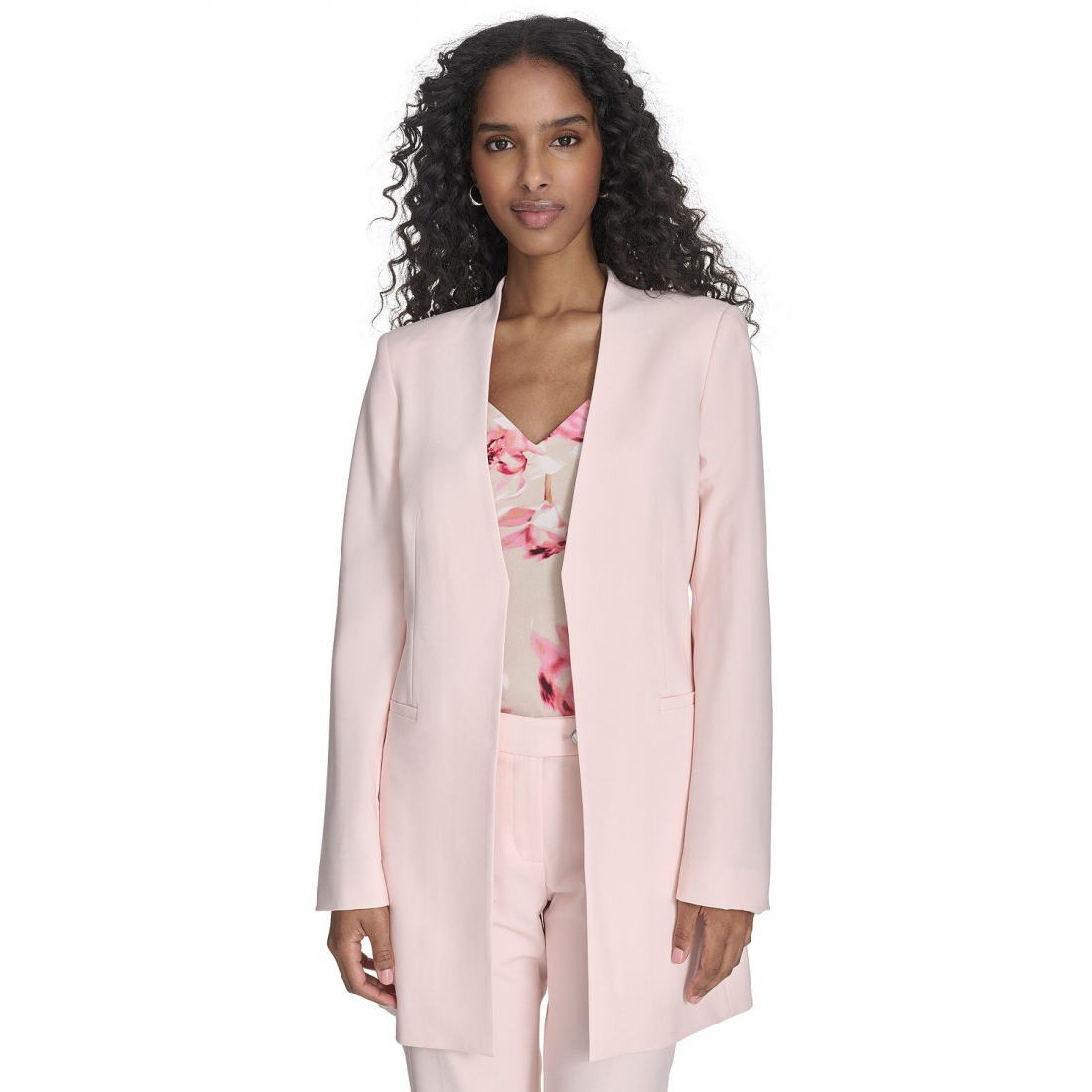 Blazer 'Open-Front Long-Sleeve' pour Femmes