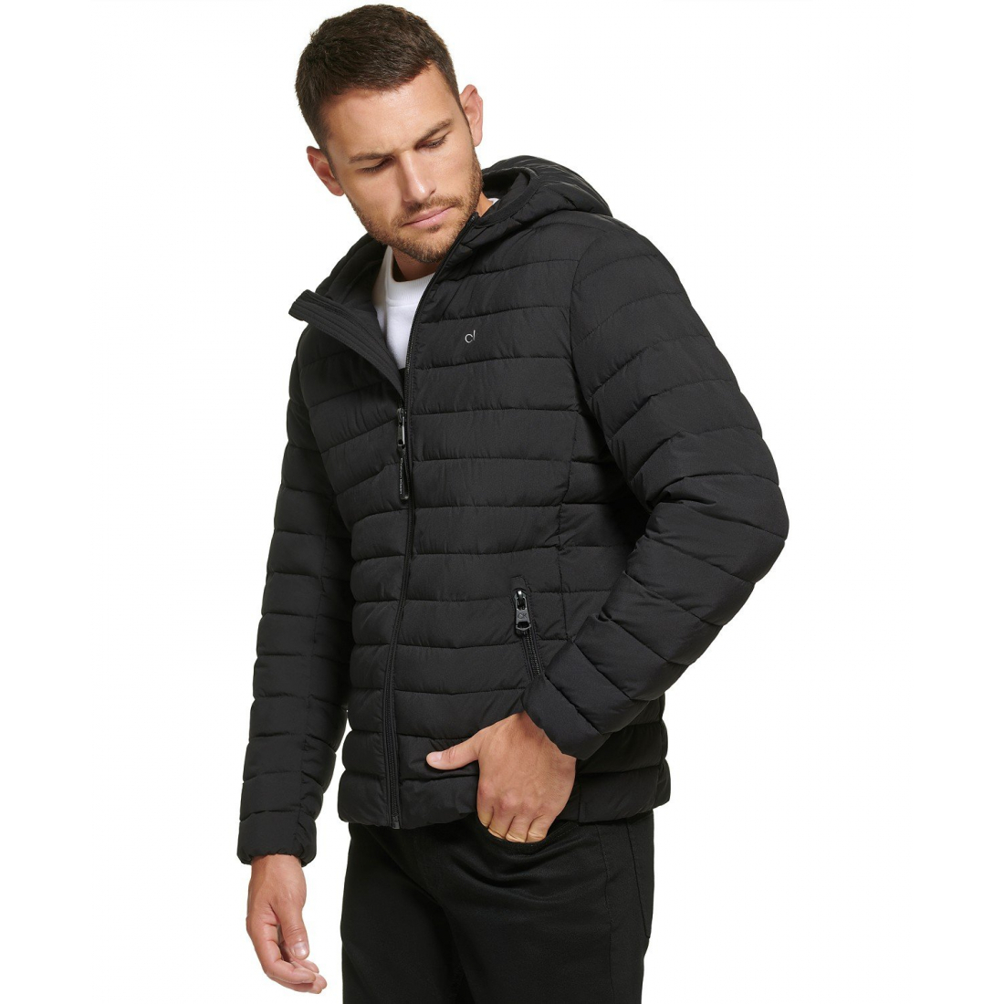 Veste matelassée 'Hooded & Packable' pour Hommes