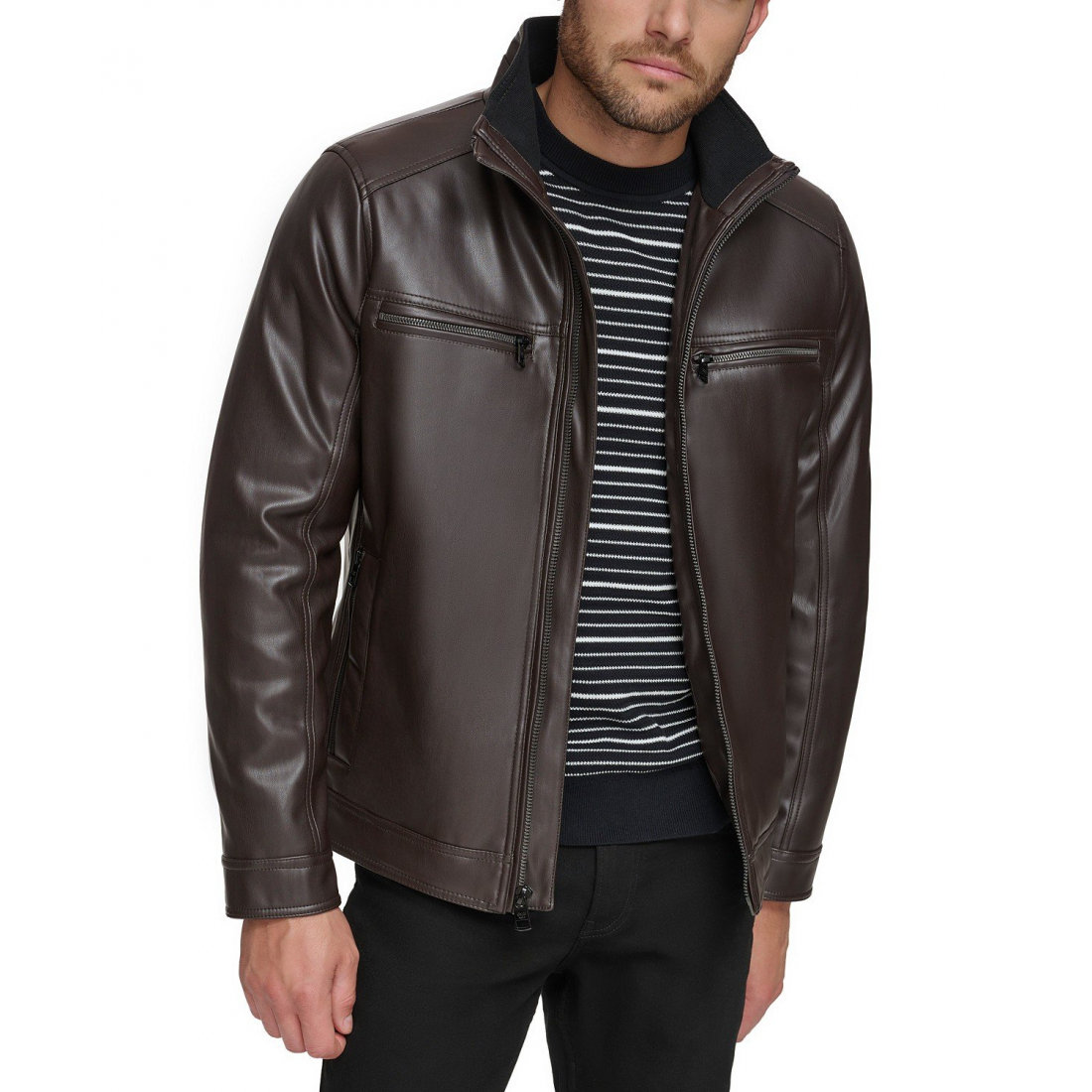 Perfecto 'Faux Leather' pour Hommes
