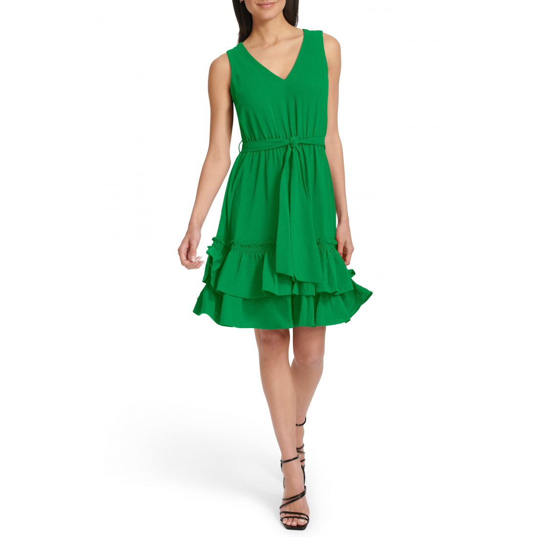 Femmes's 'V-Neck Sleeveless' Robe A-line