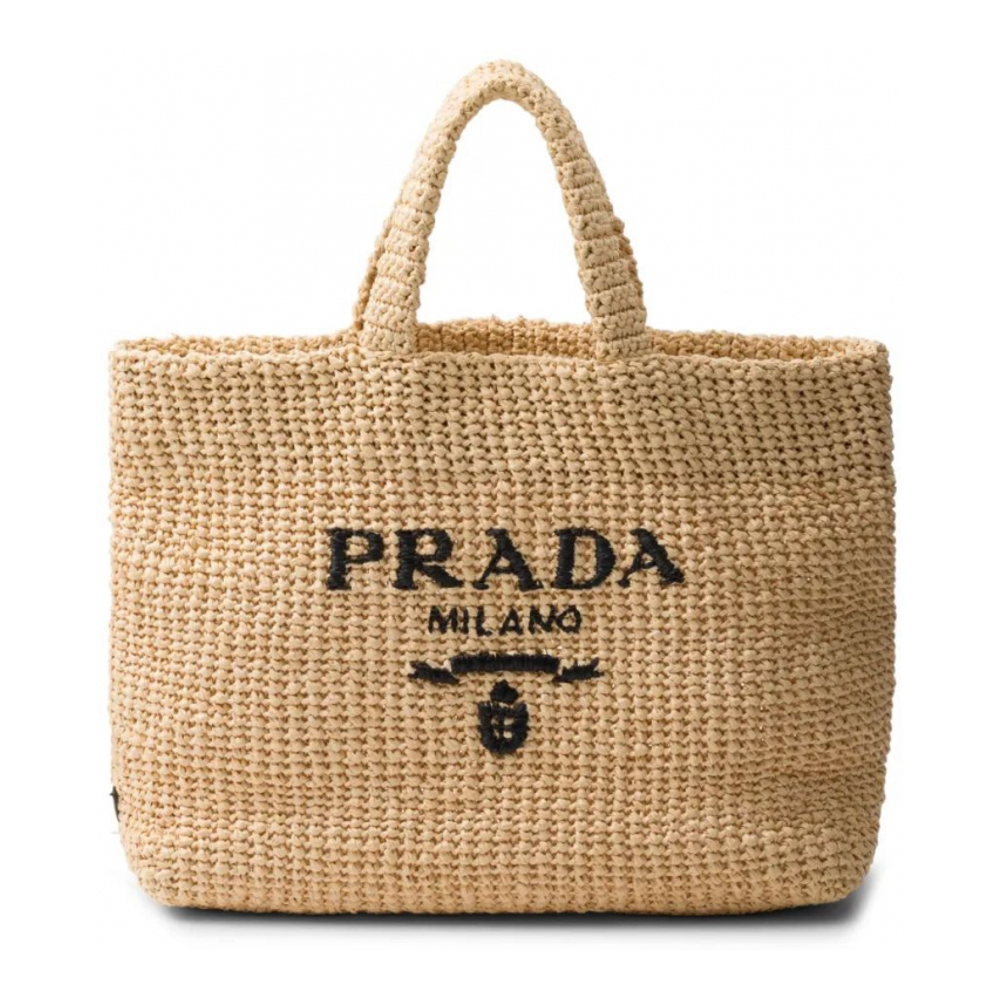 Sac Cabas 'Logo-Embroidered Crochet' pour Femmes