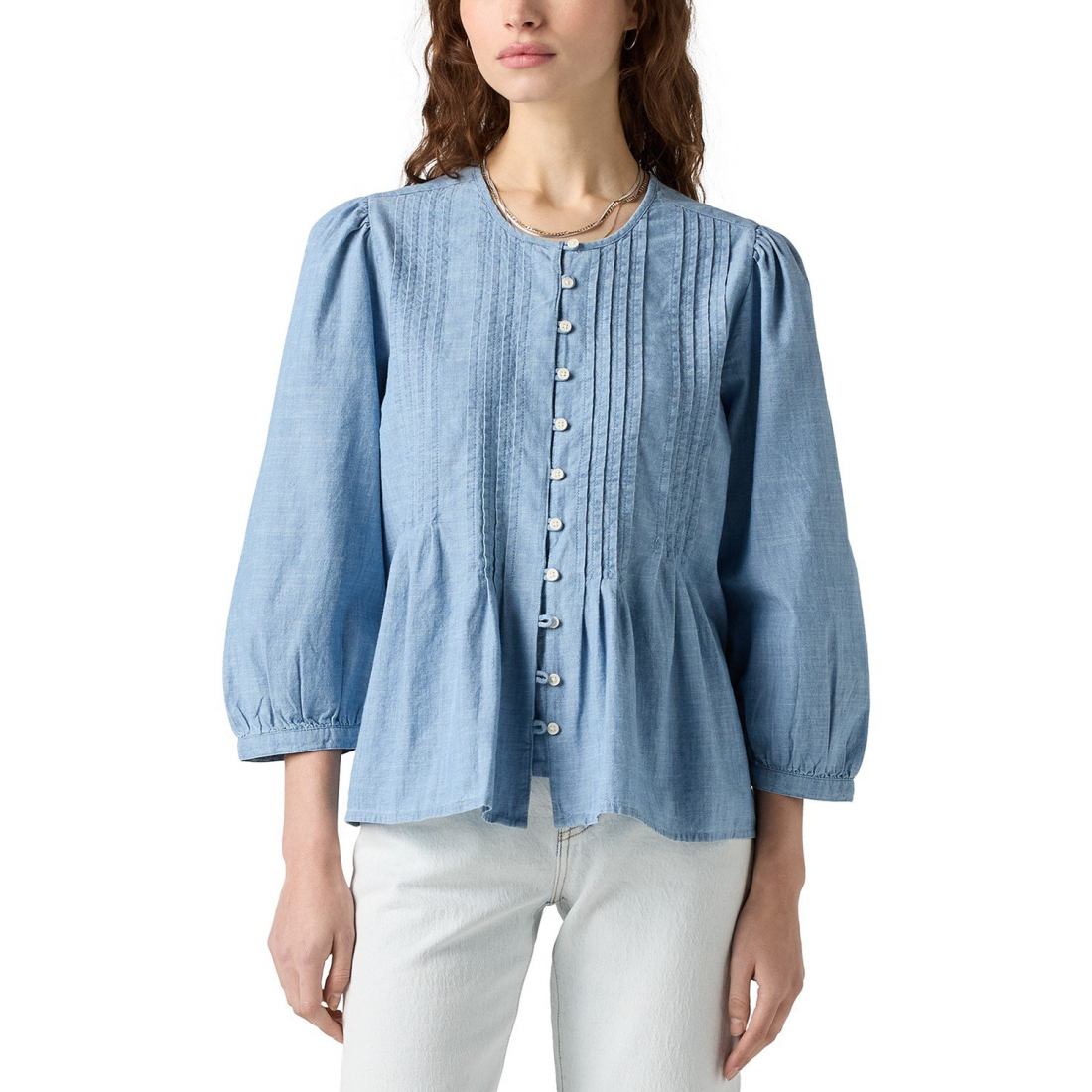 Blouse à manches longues 'Levis® 3/4-Sleeve Button-Front' pour Femmes