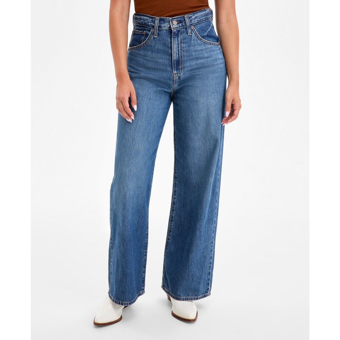 Women's 'Cinch-Waist Lightweight Baggy' Jeans
