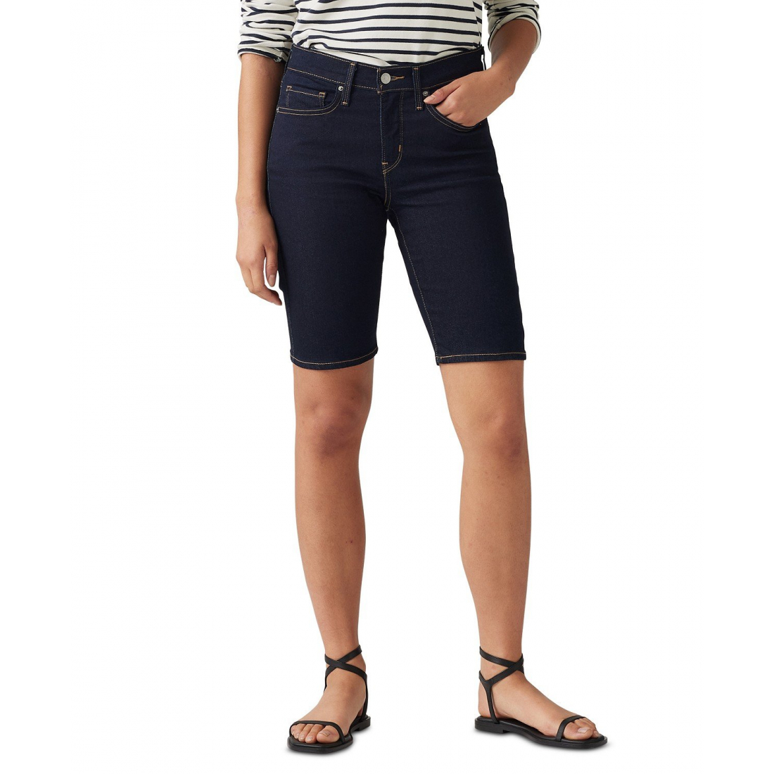 Bermuda 'Mid-Rise Shaping' pour Femmes