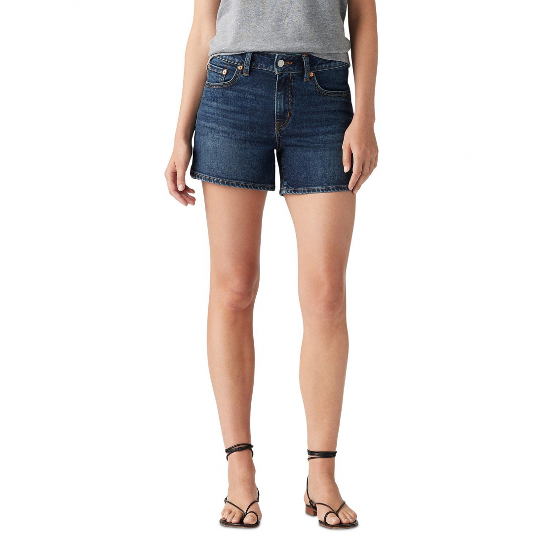 Short en jean 'Mid-Rise A-Line' pour Femmes