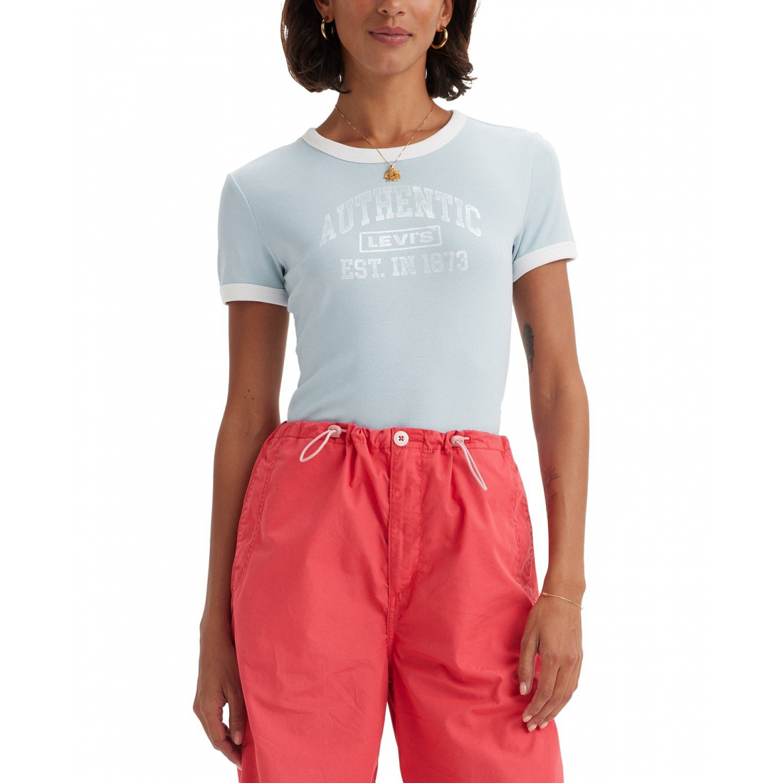 T-shirt 'Graphic Rickie Ringer' pour Femmes