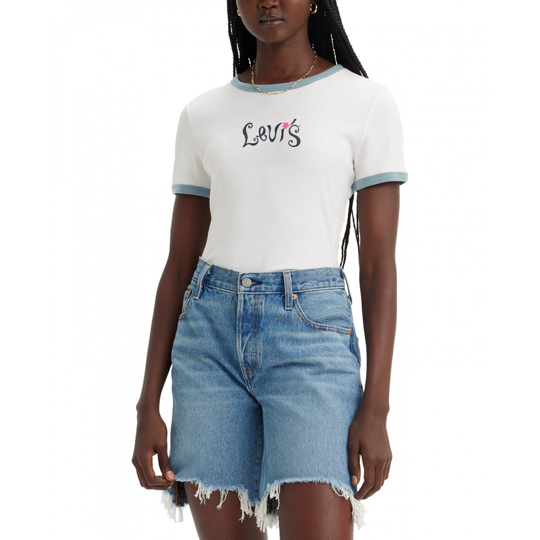 T-shirt 'Graphic Rickie Ringer' pour Femmes