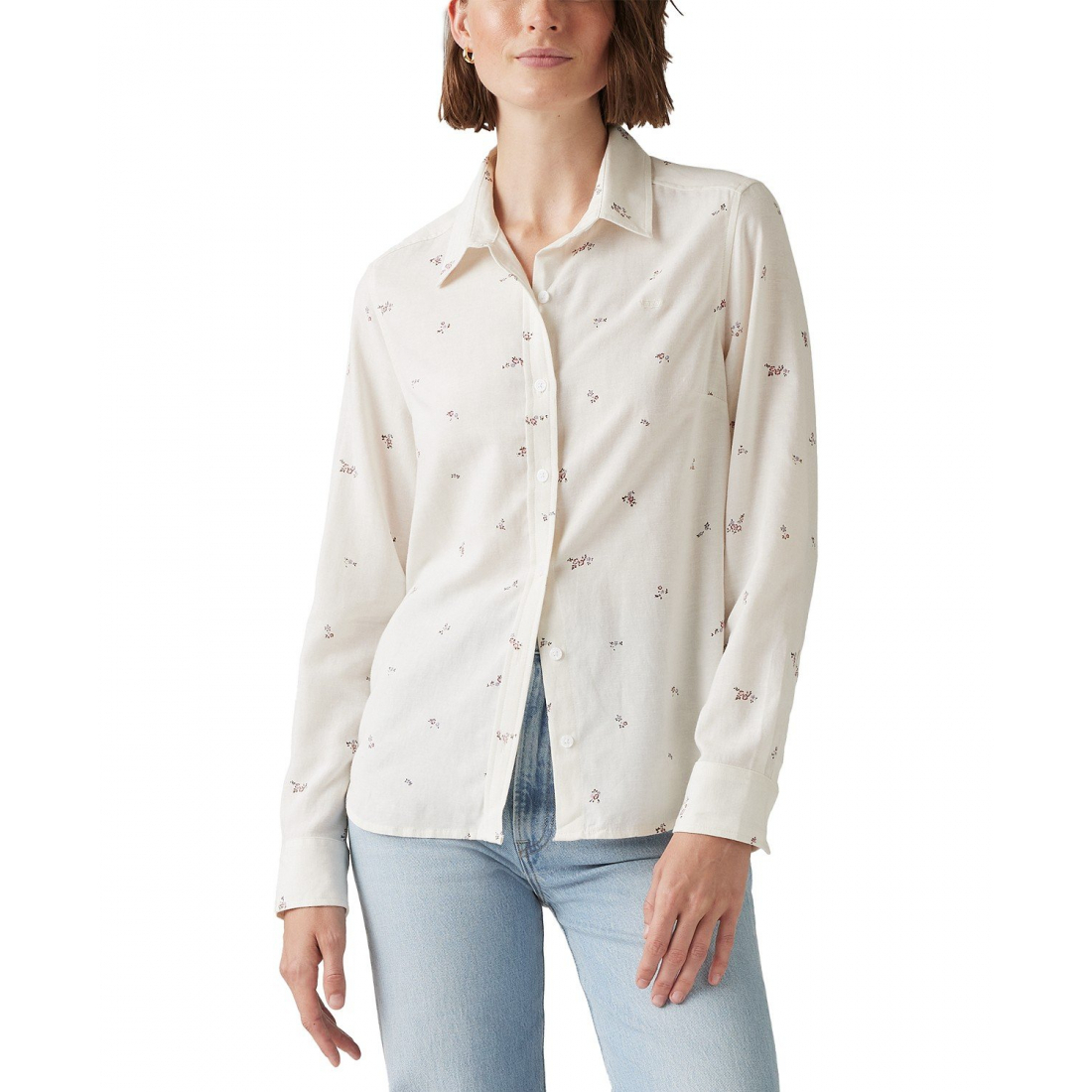 Chemise 'Classic Fit Button-Front' pour Femmes