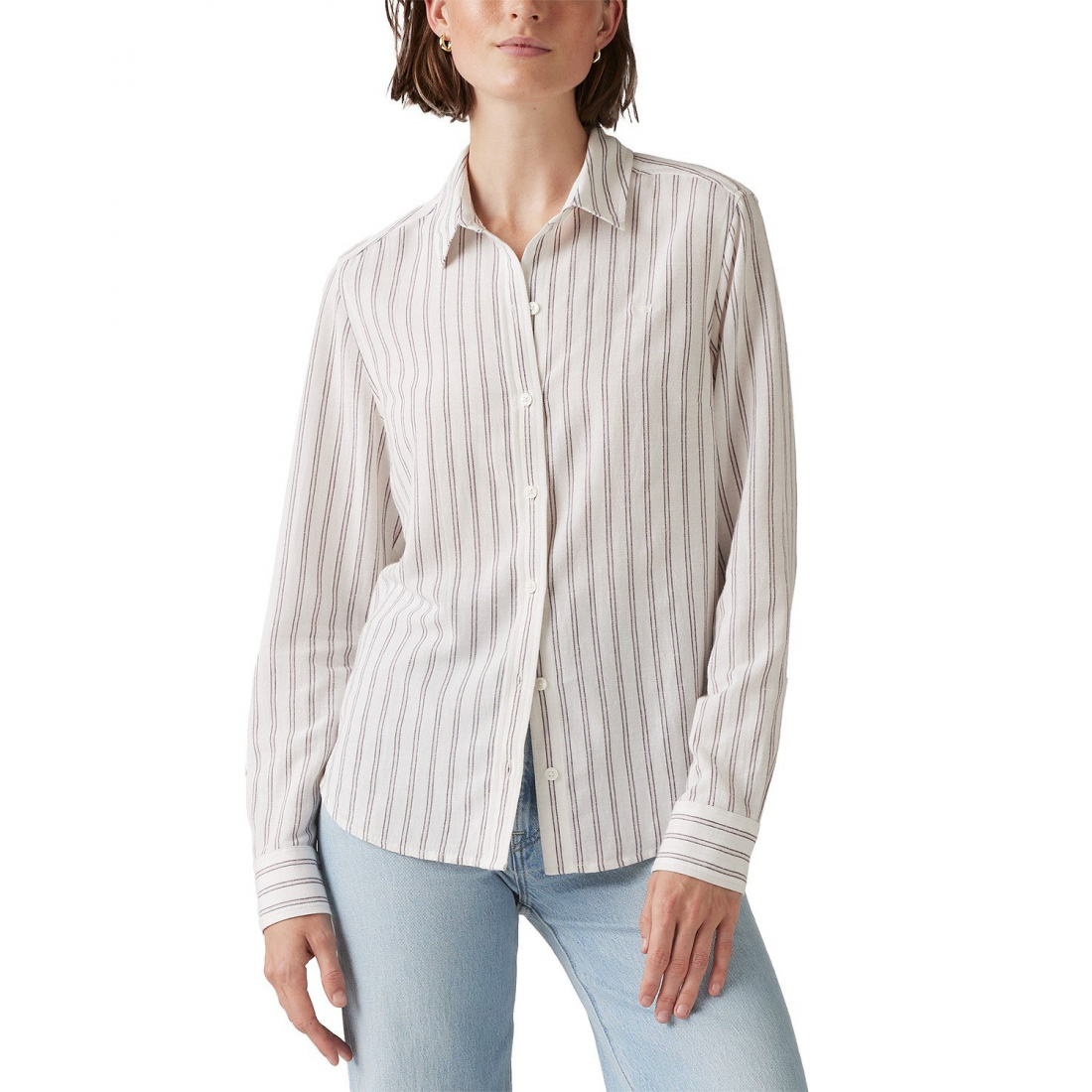 Chemise 'Classic Fit Button-Front' pour Femmes