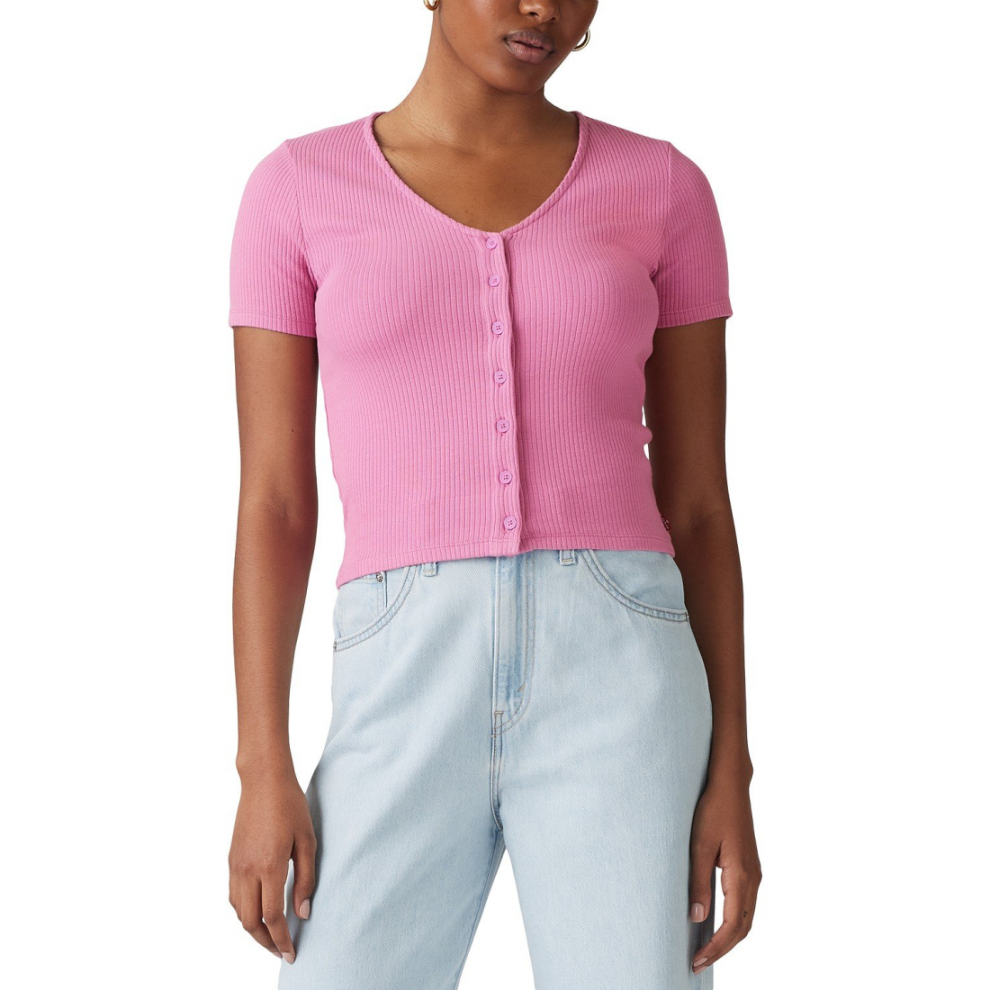 Top 'Muse Button-Front' pour Femmes