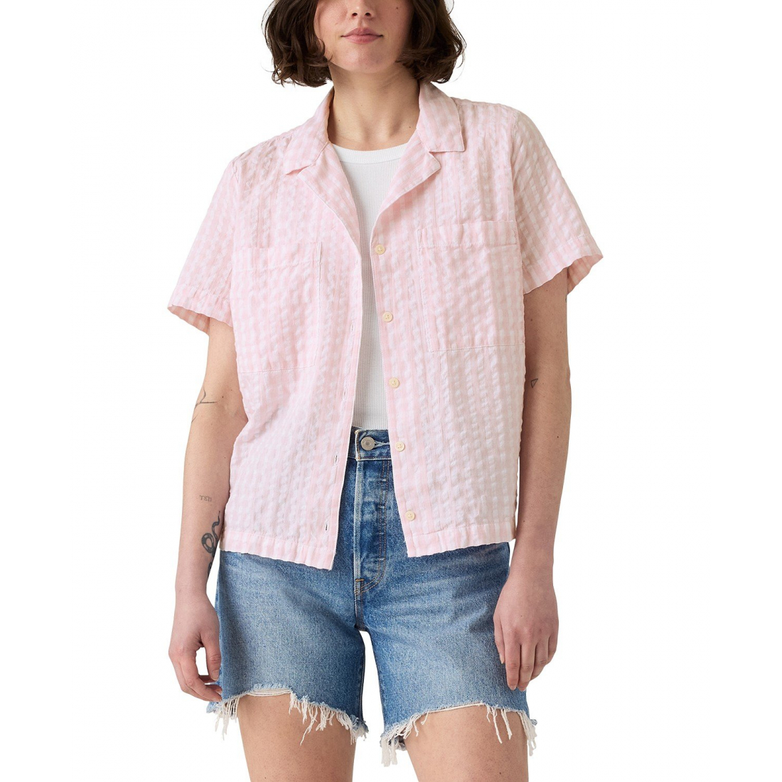 Chemise à manches courtes 'Sonny Camp' pour Femmes