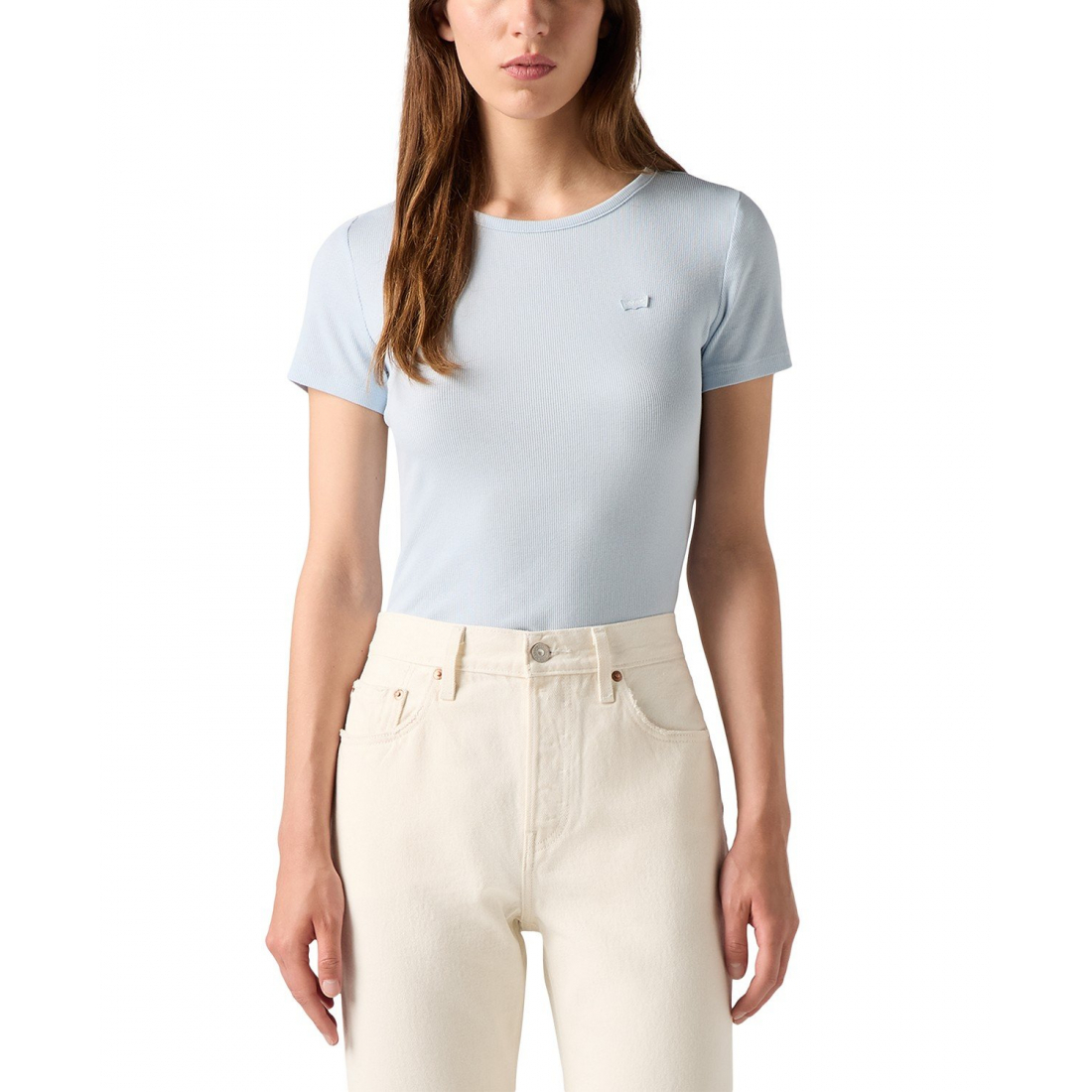 T-shirt 'Hayes Slim-Fit Crewneck' pour Femmes