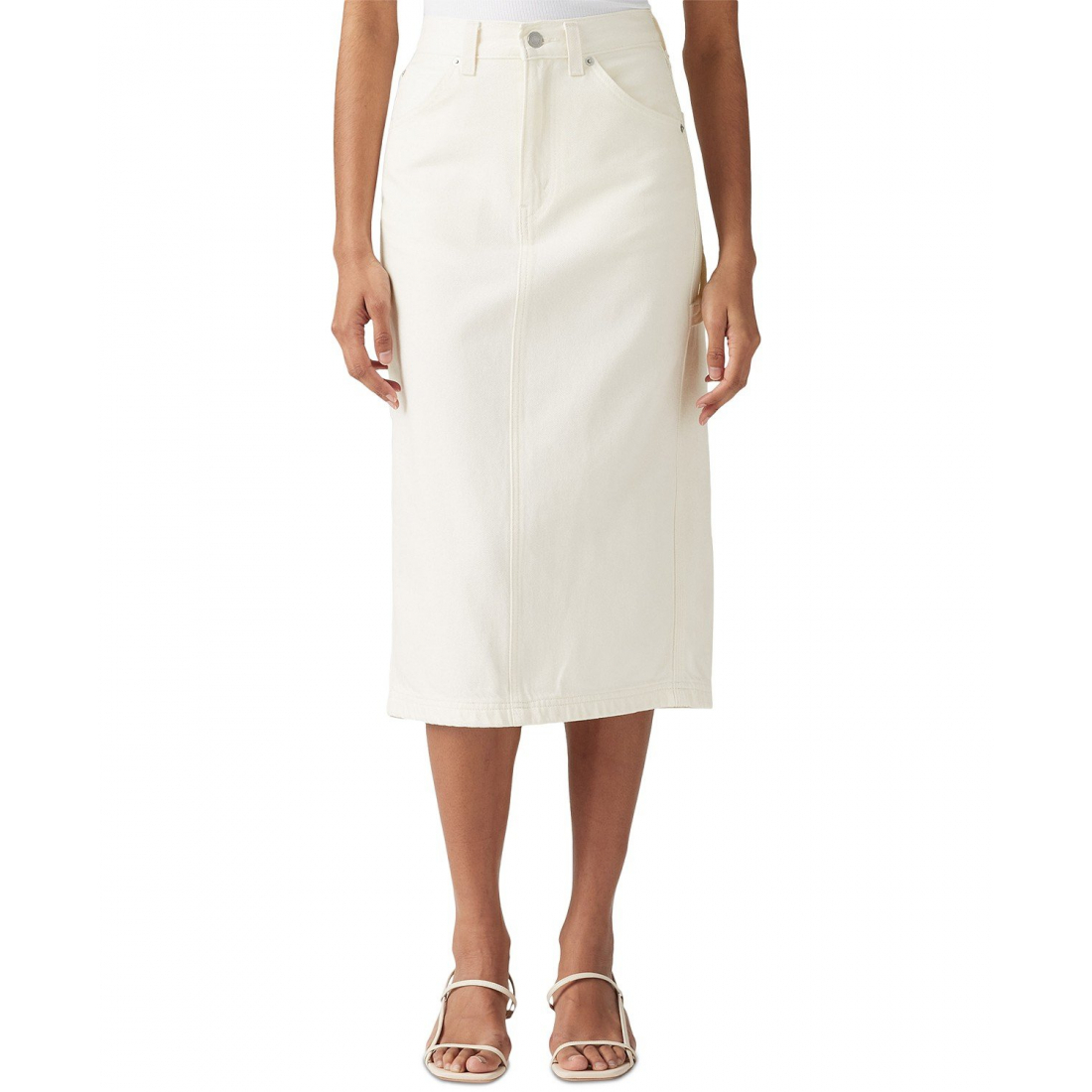 Jupe en Jean 'High-Rise Back-Slit' pour Femmes