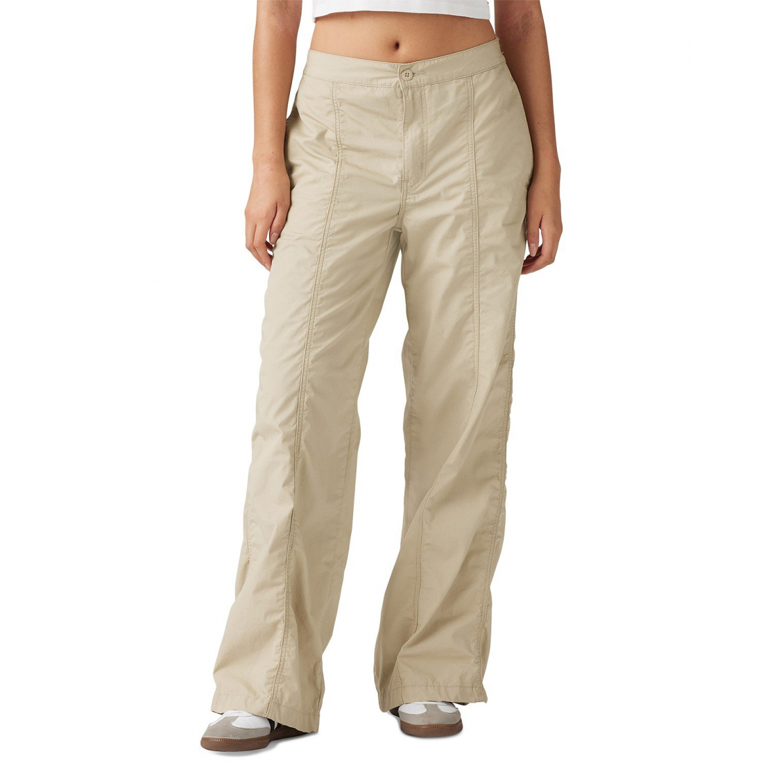 Pantalon 'Mid-Rise Baggy Parachute' pour Femmes