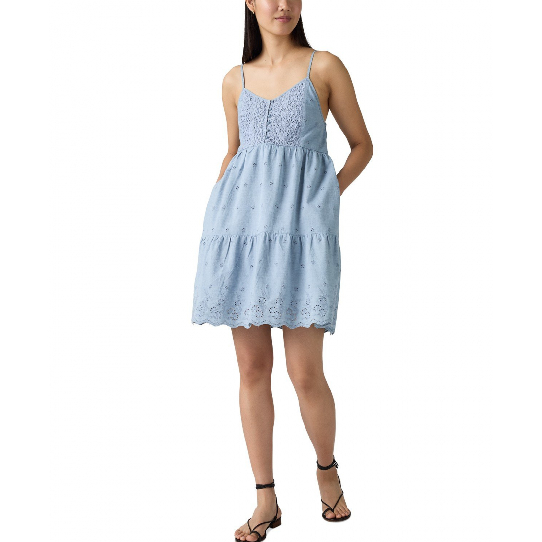 Robe mini 'Cora Eyelet' pour Femmes