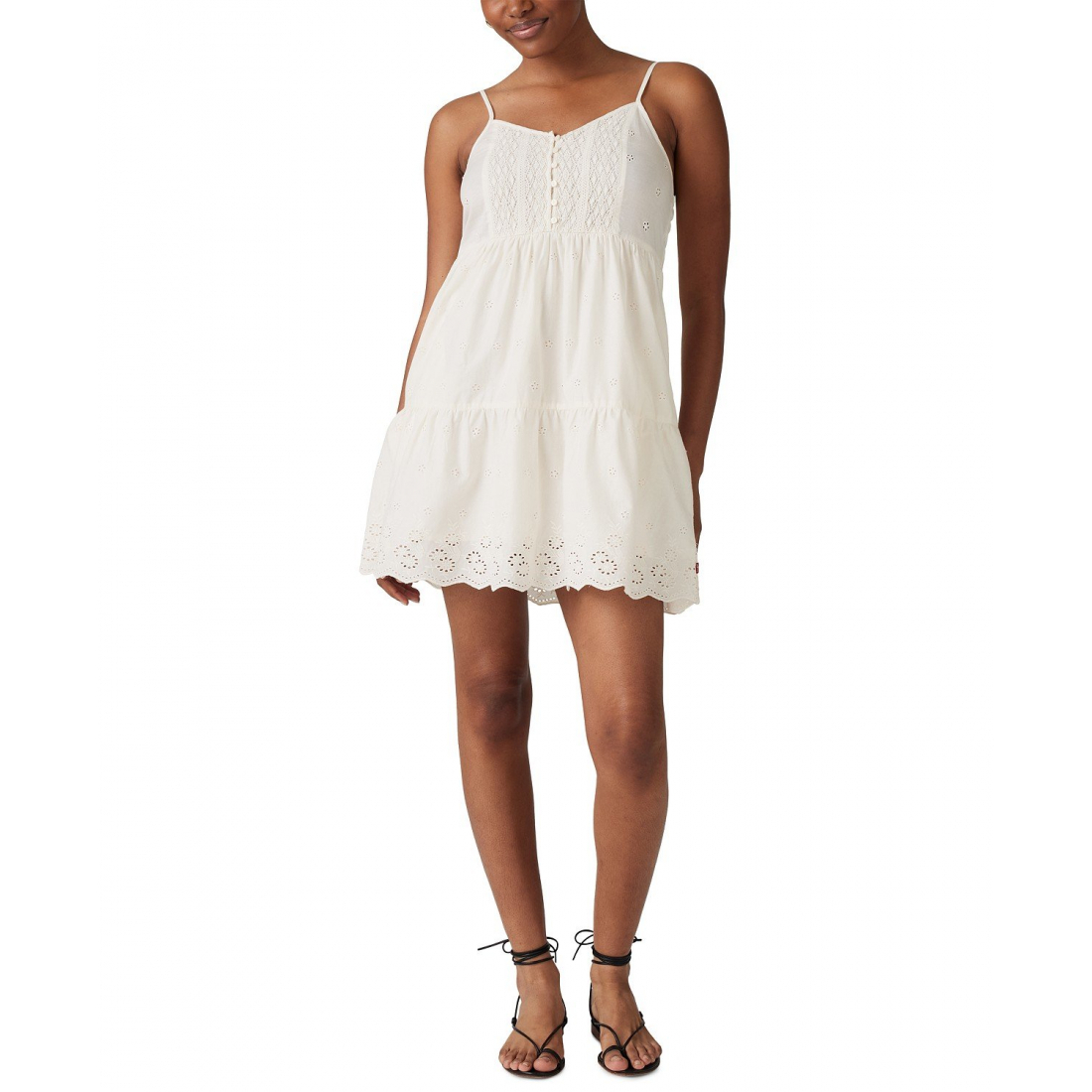 Robe mini 'Cora Eyelet' pour Femmes