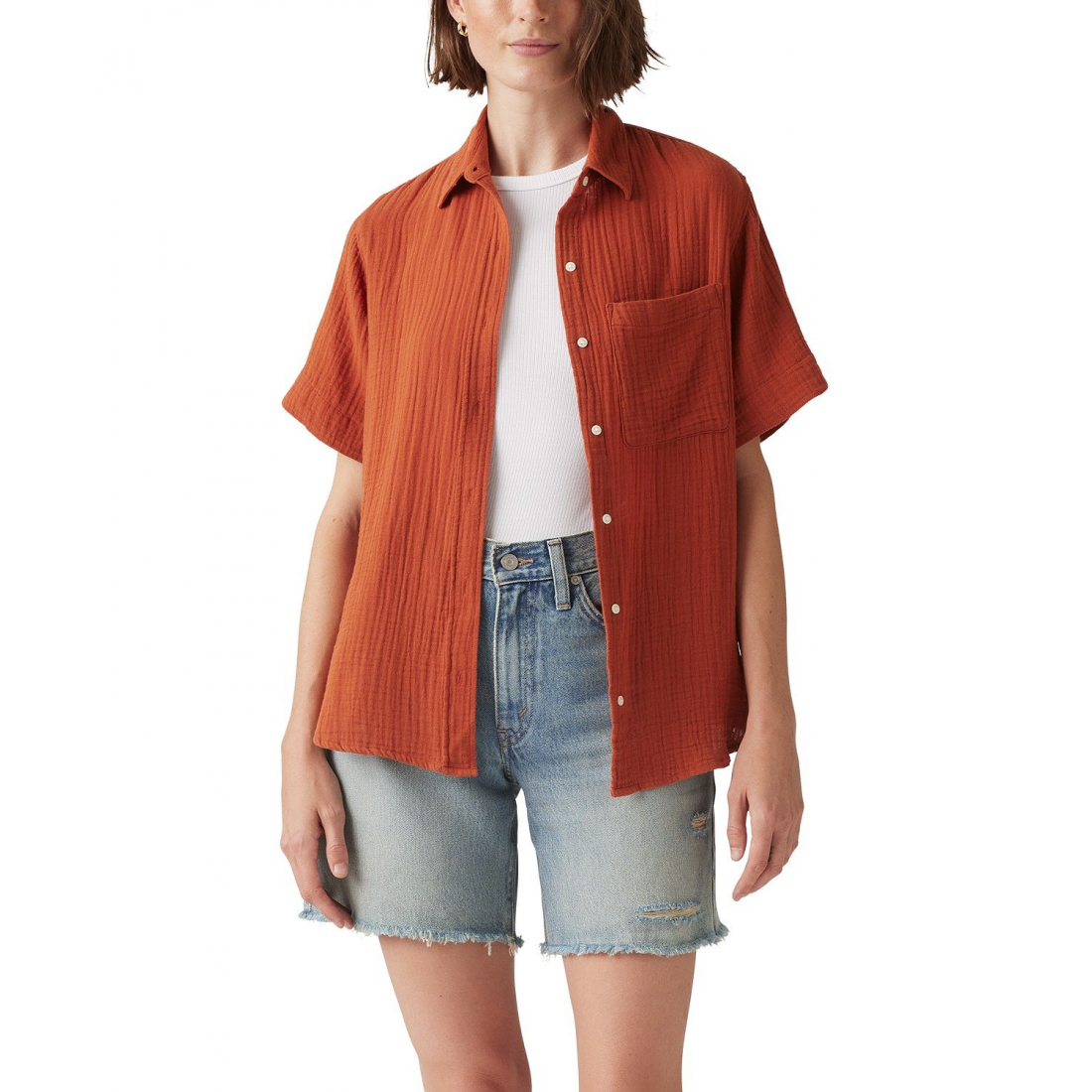 Chemise à manches courtes 'Darlene Printed' pour Femmes