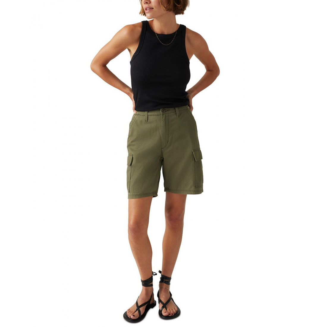 Bermuda cargo '94 Baggy' pour Femmes