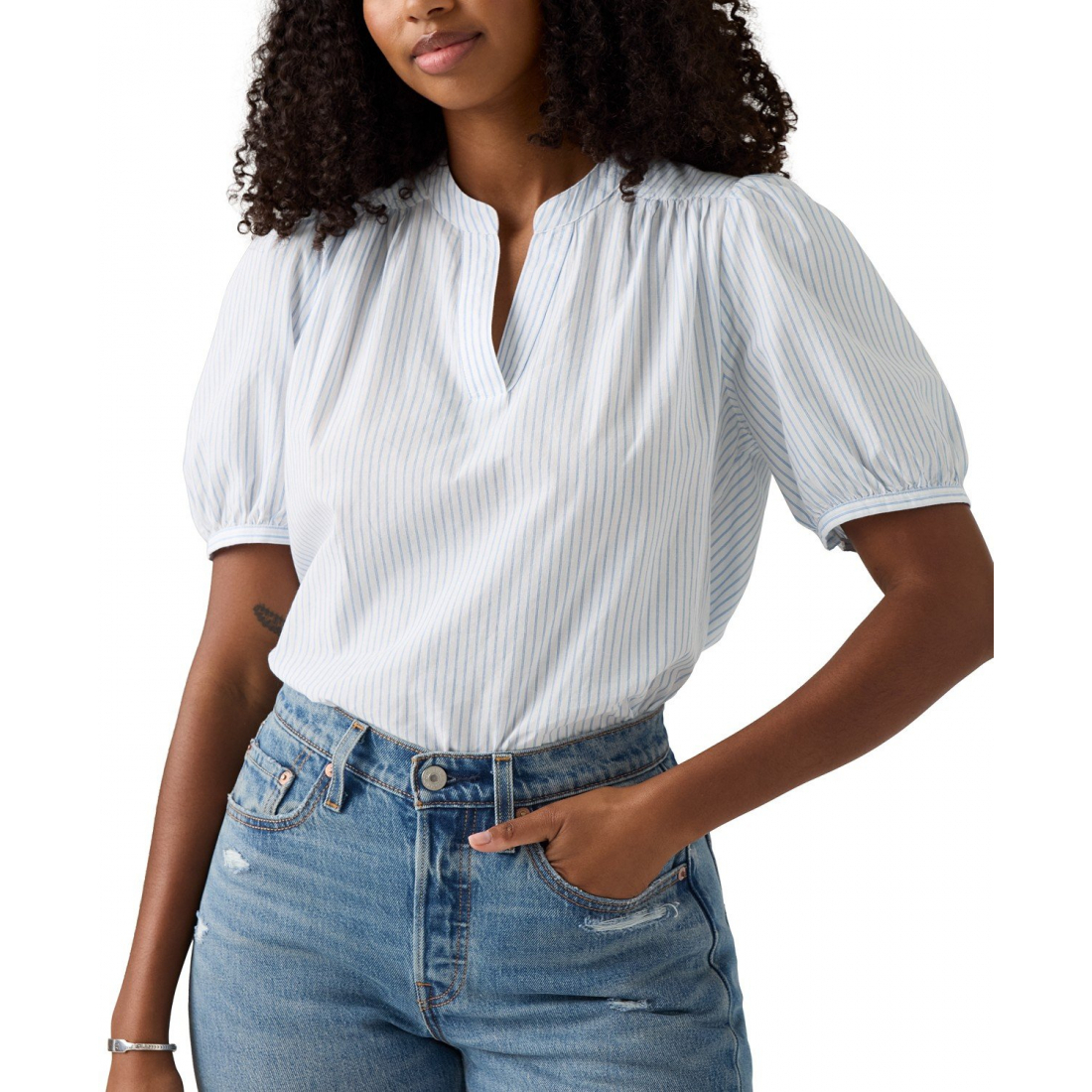Blouse 'Amelie Poplin' pour Femmes