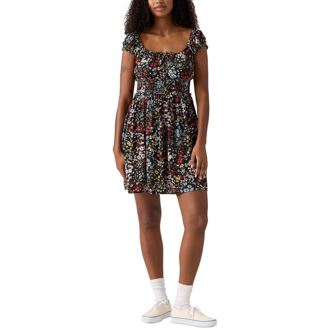 Women's 'Yara Printed Crepe' Mini Dress