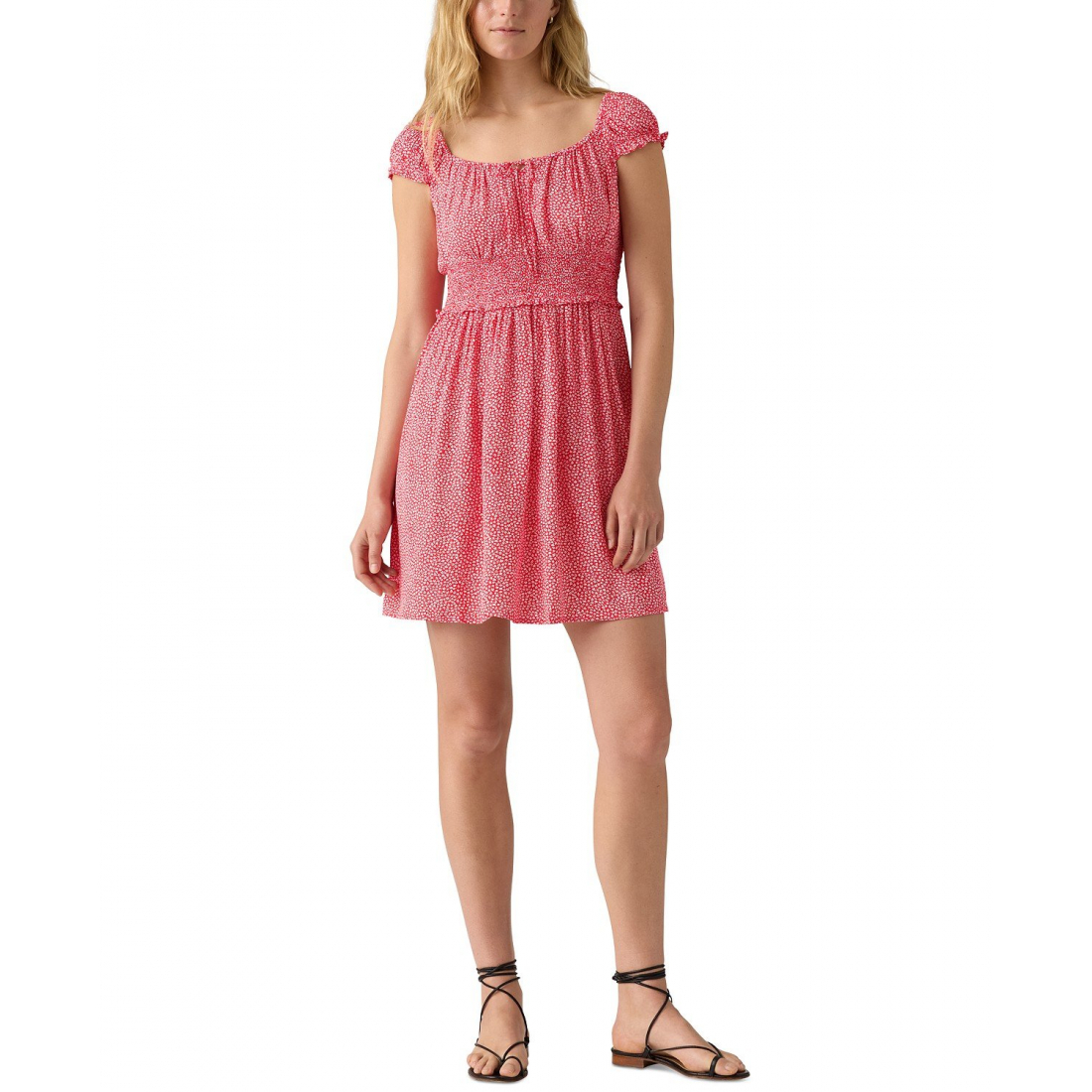 Women's 'Yara Printed Crepe' Mini Dress