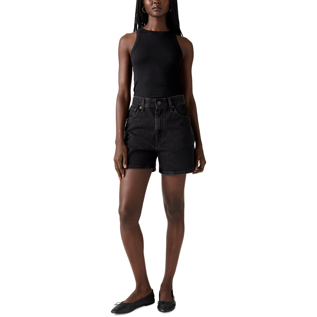 Short en jean 'Cinch-Waist' pour Femmes