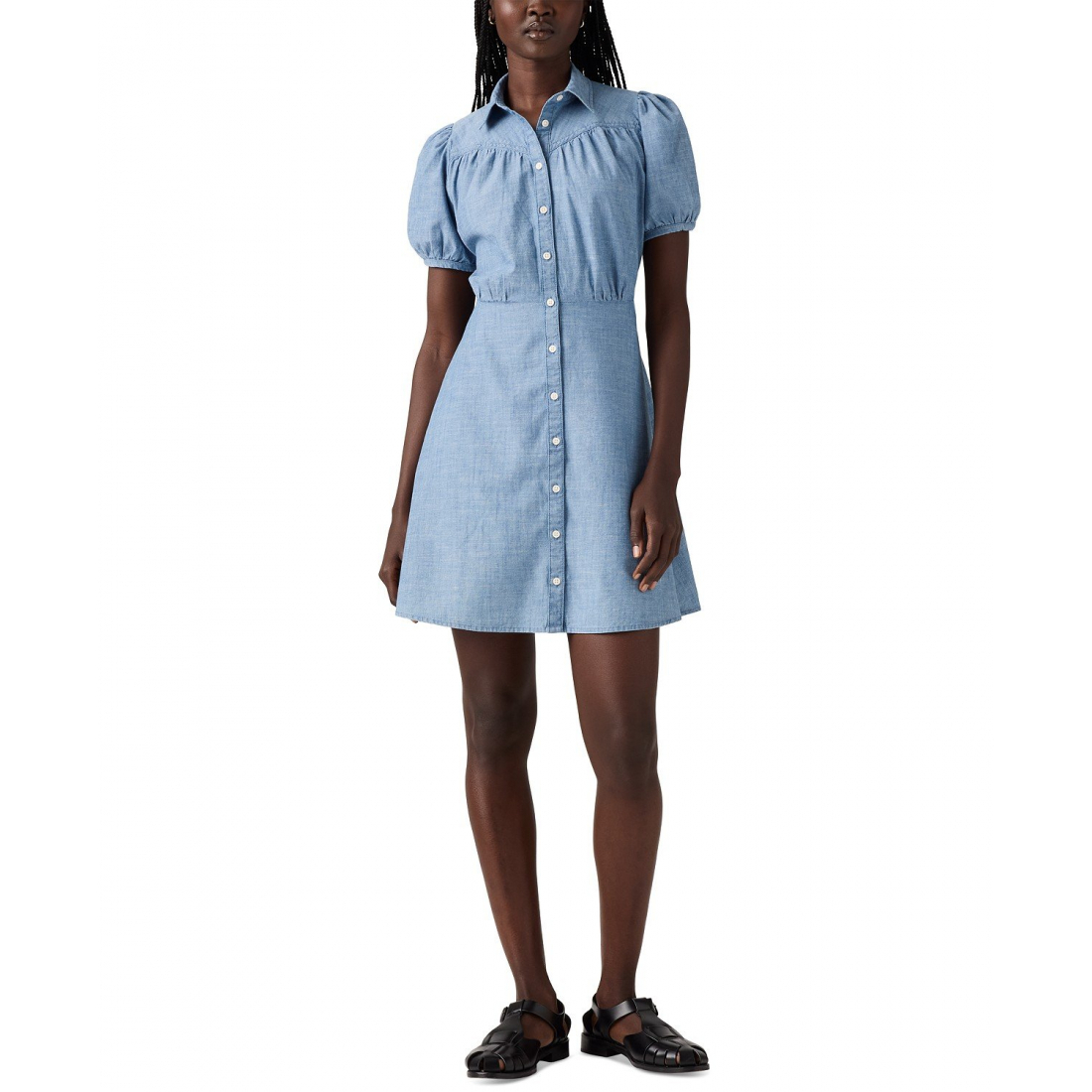 Women's 'Lea Button-Front' Mini Dress