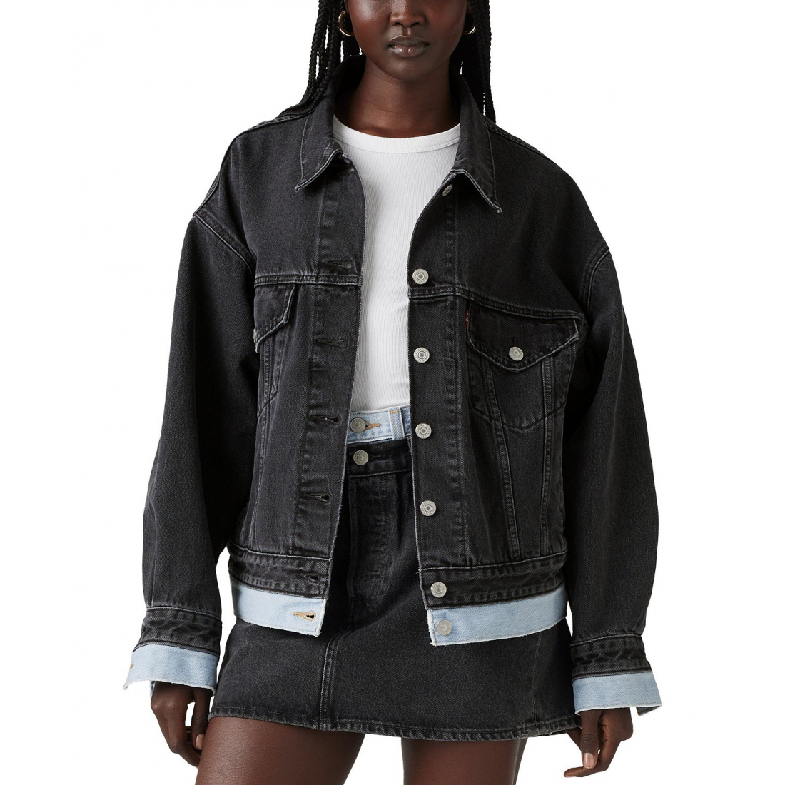 Veste en jeans '90s Trucker' pour Femmes