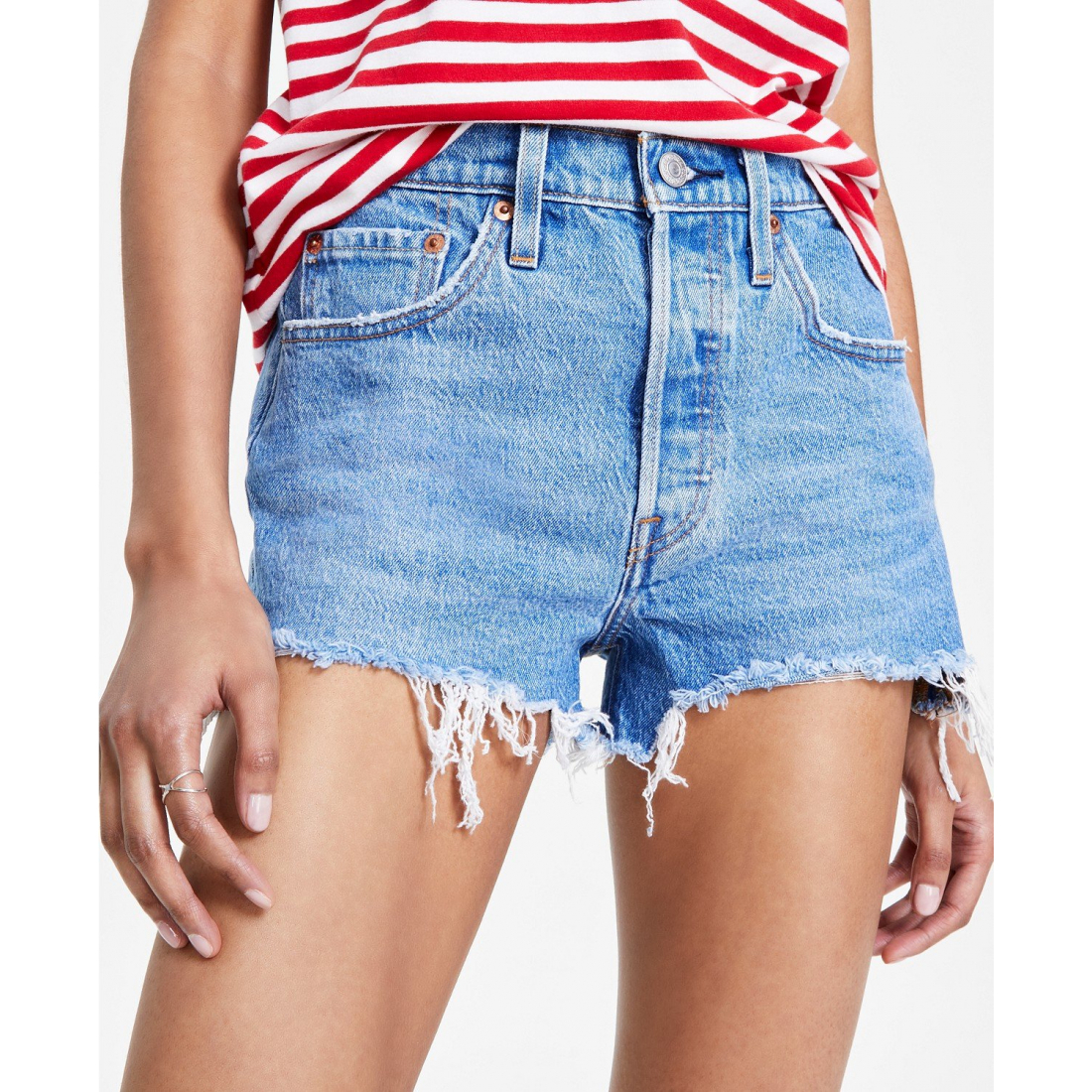Short en jean '501 Button Fly High-Rise' pour Femmes
