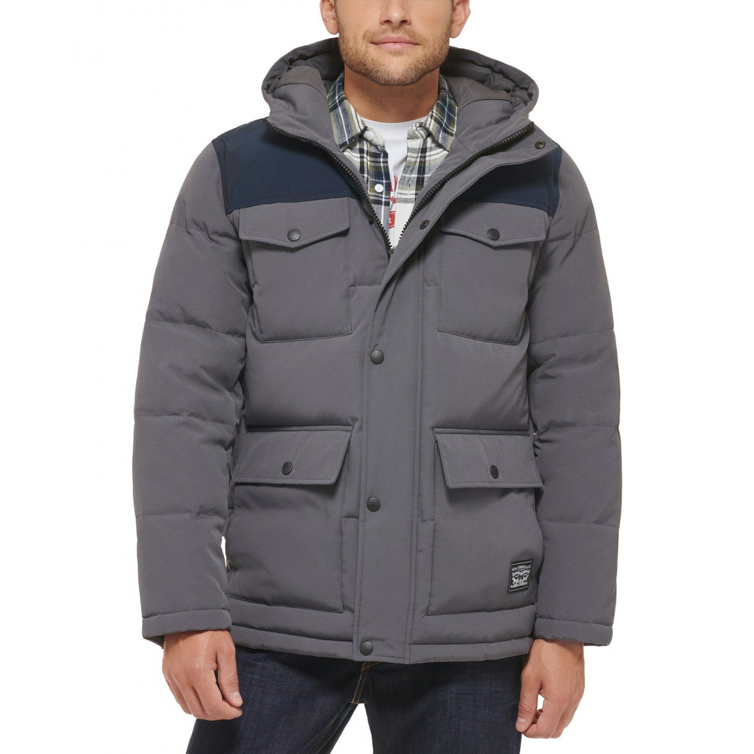 Veste matelassée 'Four Pocket Parka Hoody' pour Hommes