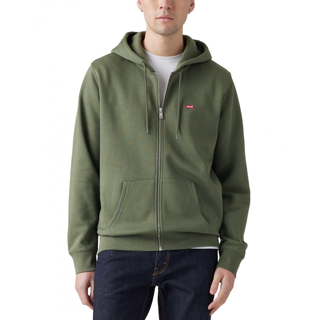 Men's 'Non-Graphic Zip-Up Standard Fit' Hoodie
