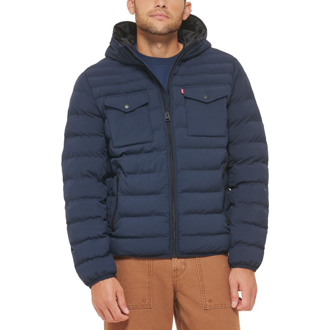 Veste matelassée 'Stretch Hooded Two-Pocket' pour Hommes
