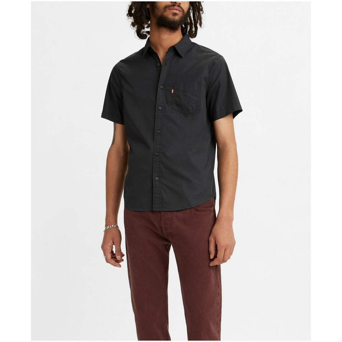 Chemise à manches courtes 'Classic 1 Pocket Regular Fit' pour Hommes