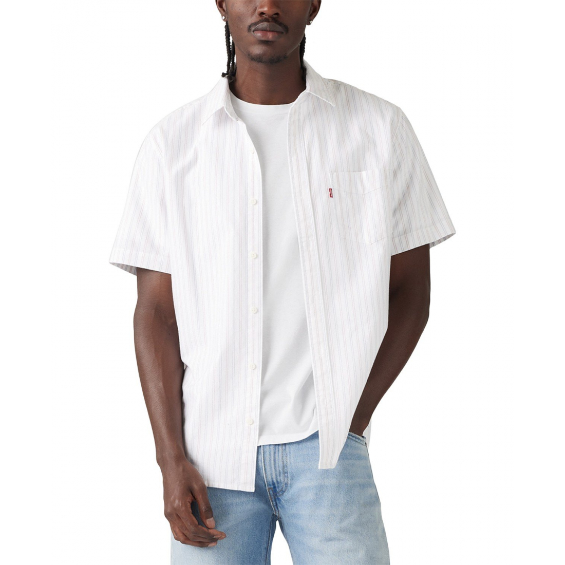 Chemise à manches courtes 'Classic 1 Pocket Regular Fit' pour Hommes