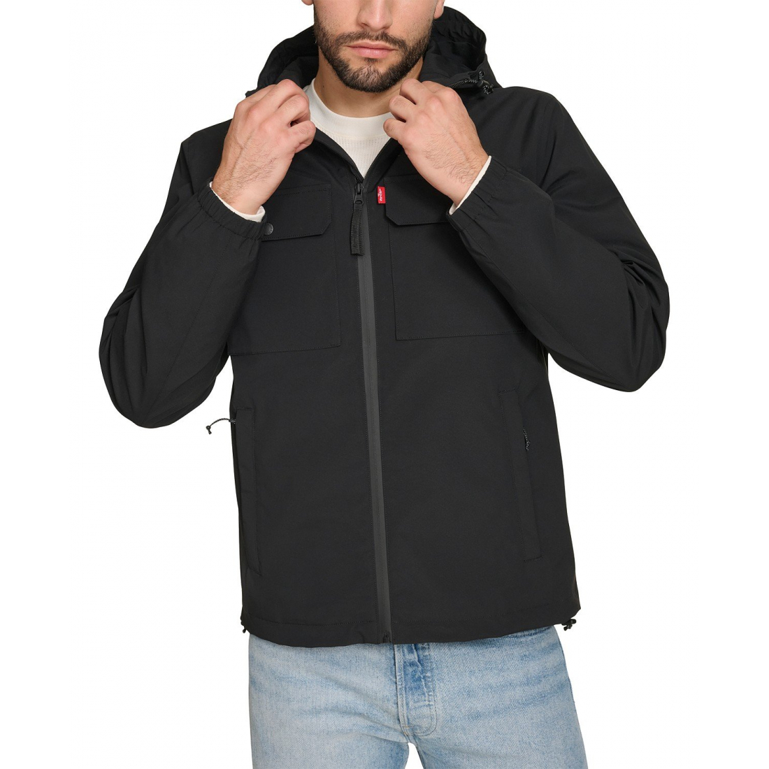 Veste de pluie 'Hooded' pour Hommes