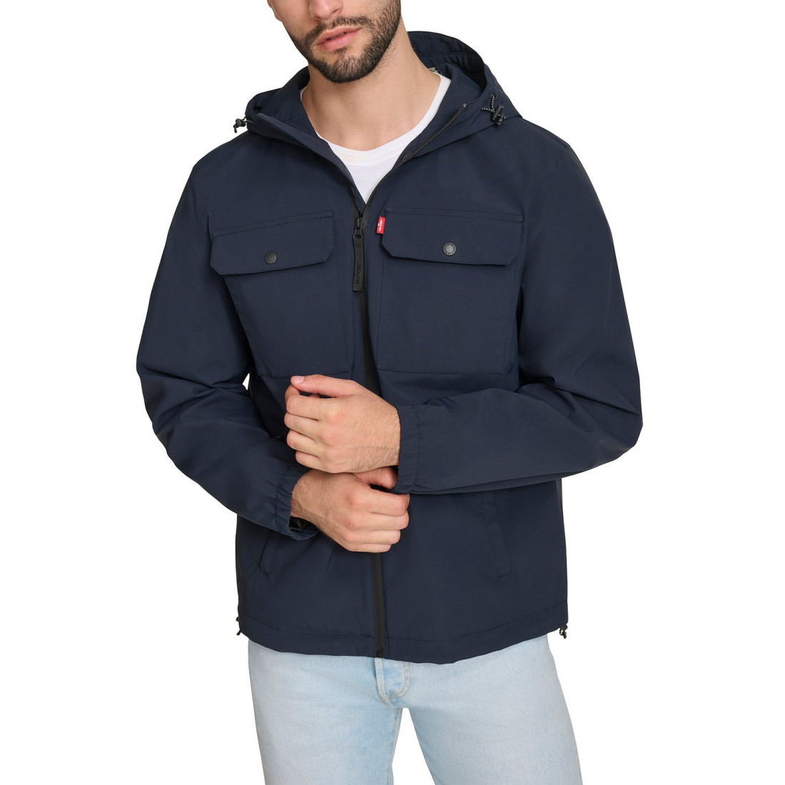 Veste de pluie 'Hooded' pour Hommes