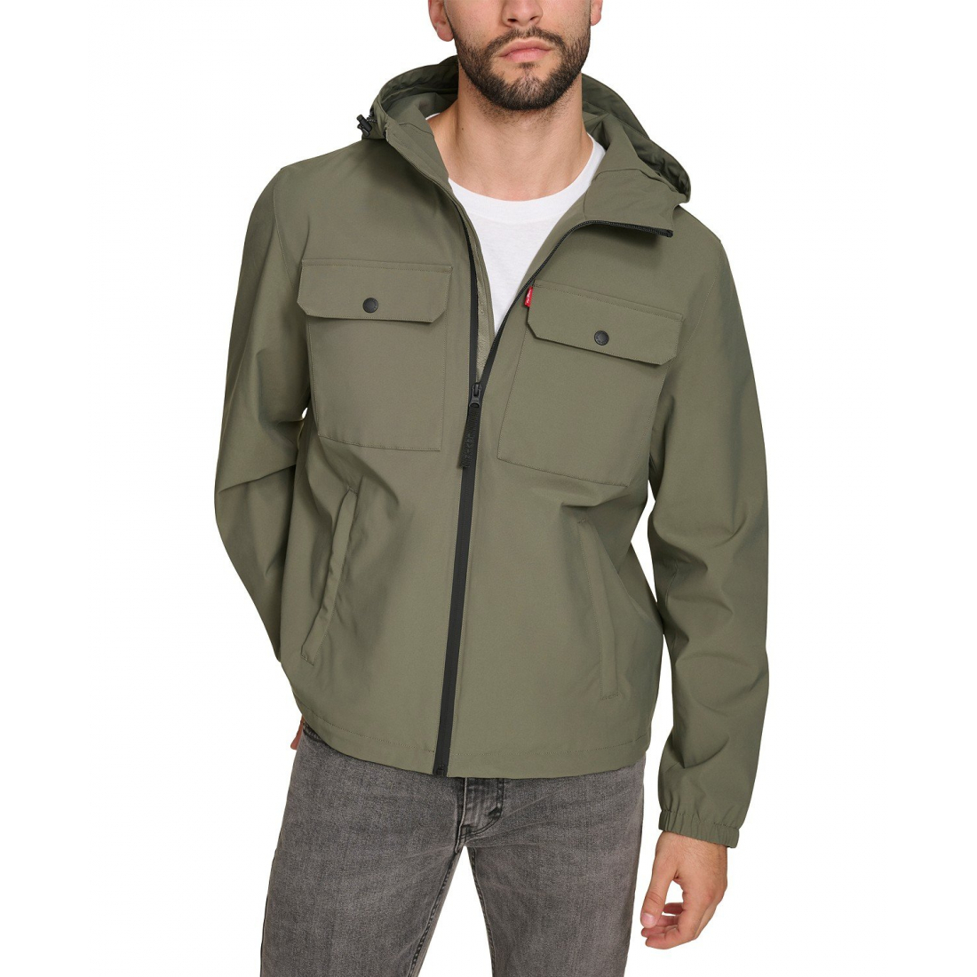 Veste de pluie 'Hooded' pour Hommes